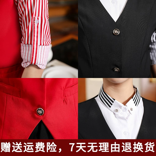 Комбинезон для отеля, кассовый аппарат, жилет, демисезонный комплект, пуховик