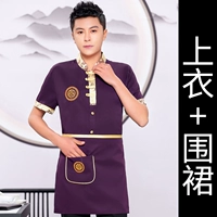 Мужские фиолетовые короткие рукава