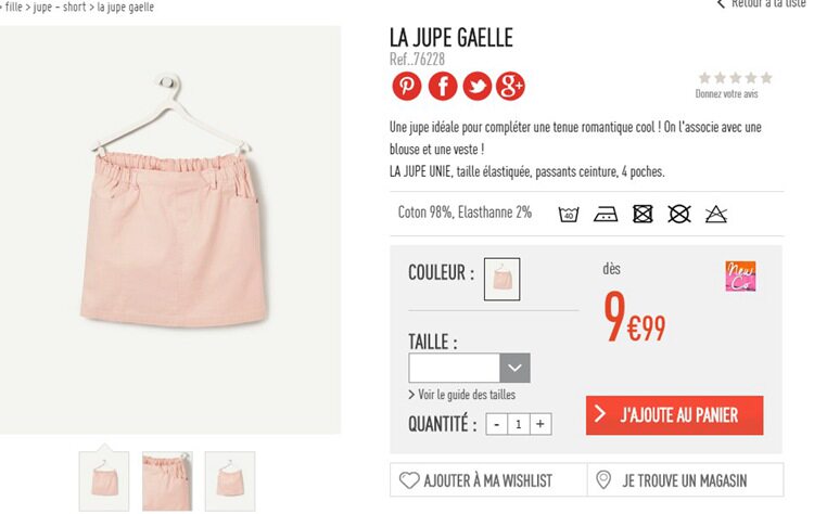 Jupe enfant - Ref 2049614 Image 8