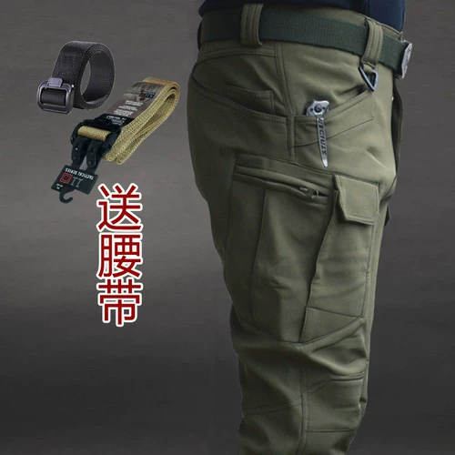 Демисезонные тактические флисовые штаны