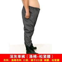 Глубоко серая полиэфирная хлопчатобумаж