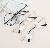 Retro round frame rotten Chuan Dongzi glasses JK Japanese DK soft sister COS glasses to send glasses bag