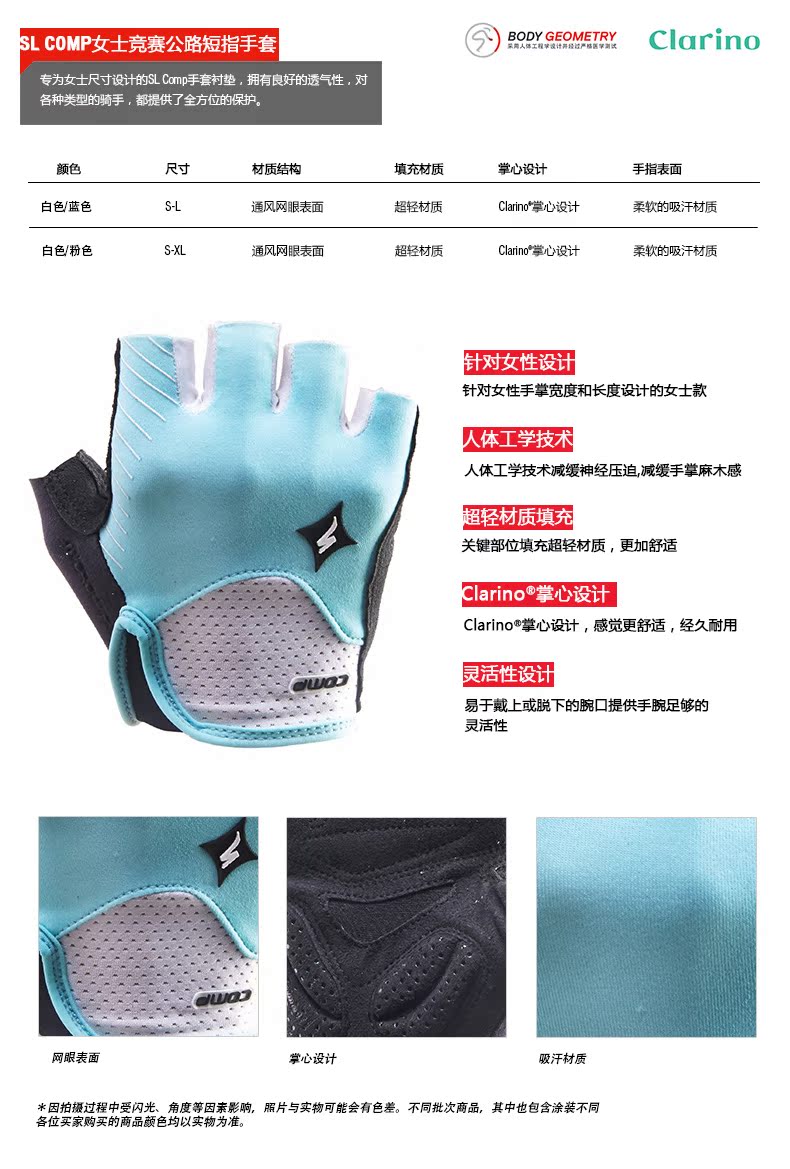 Gants pour vélo femme SPECIALIZED - Ref 2244985 Image 8