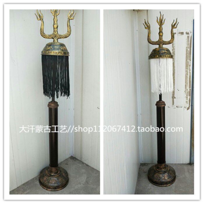 Sulide Combat Flag Mongolia Bag Swing Piece Large Mongolia Bag Ornament Furnishing Pendulum suluspindle diameter 30 cm