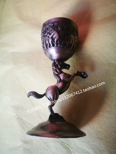 Бронзовый бокал, чайная чашка, сувенир, подарок на день рождения