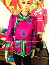 Mongolian robe coat ethnic clothing minority clothing long sleeve jacket daily clothing Mongolian restaurant work clothes batch