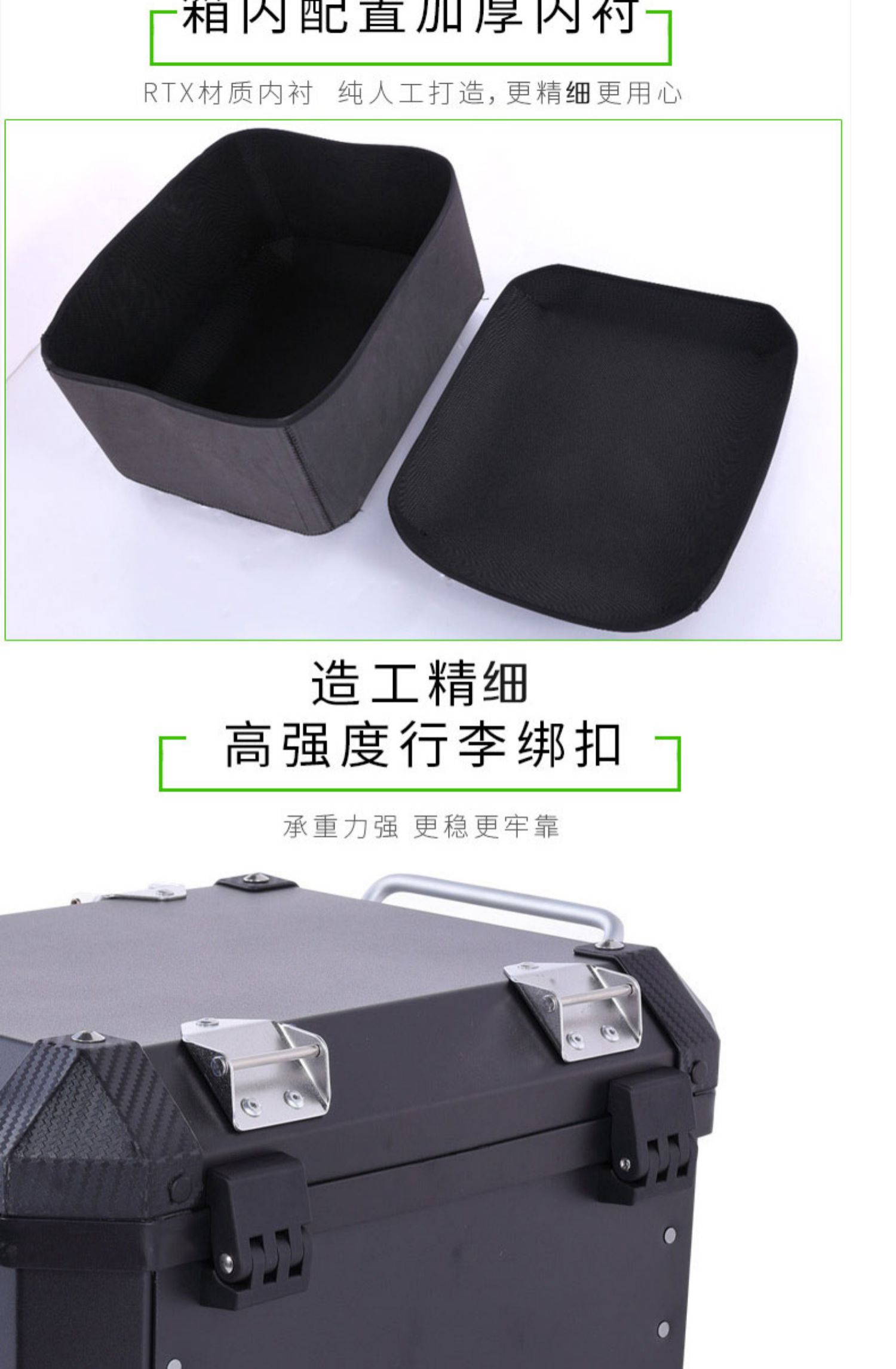 LS2 xe máy hợp kim nhôm đuôi hộp bên hộp ba phát hành nhanh chóng phổ biến BMW Kawasaki Suzuki mùa xuân gió Benelli - Xe gắn máy phía sau hộp thùng đựng đồ xe winner x