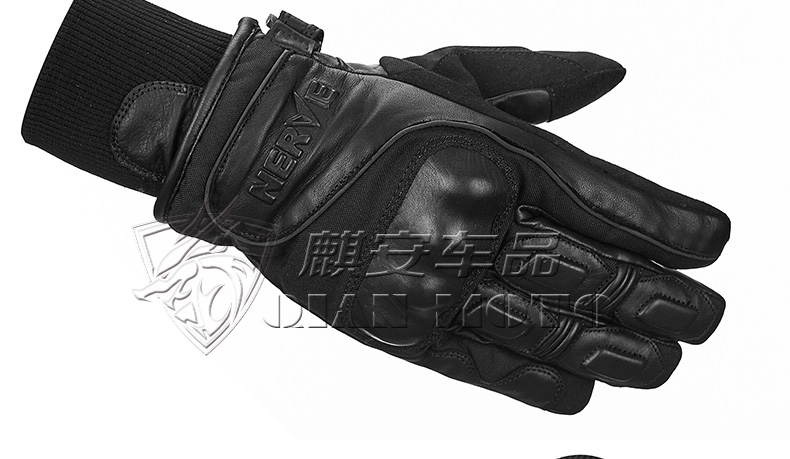 Đức NERVE găng tay da xe máy đầu máy xe lửa ấm áp không thấm nước Hiệp sĩ cao bồi da mùa thu và mùa đông - Xe máy Rider thiết bị găng tay xe máy mùa đông