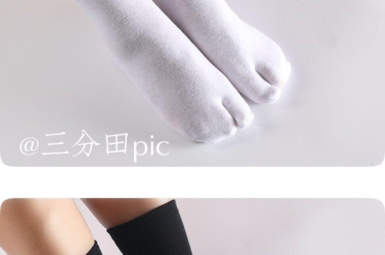 3 đôi vớ ngón chân, hai vớ ngón chân, hai vớ ngón tay, vớ cotton, ống, cosplay, flip-flops, vớ gỗ, đàn ông và phụ nữ Nhật Bản