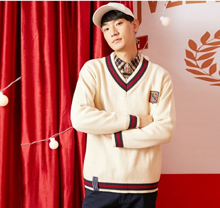 Áo len nam SPAO nam 2018 thu đông 2018 phiên bản mới của Hàn Quốc áo len nam dưới đáy SPKW84TH01 shop quần áo nam