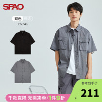SPAO mens shirt 2021 autumn new item SPYAB25H24