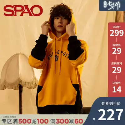 SPAO Harry Potter joint couple hooded sweatshirt autumn new trend men and women SPMH949D09