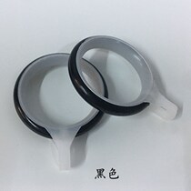 Silent smooth curtain hanging ring Curtain hook ring ring ring Plastic ring Closed ring Roman rod hanging ring Accessories and accessories
