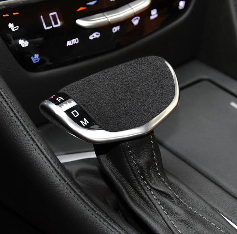 Suitable for 16-21 Cadillac CT6 accessories gear head shell cover suede gear handle cover interior modification