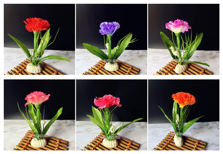 盘饰摆盘装饰仿真花草刺身拼盘创意意境小摆件酒店花餐厅冷菜喜宴详情6