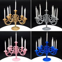 Bake cake decoration ins retro style candle holder candle birthday cake decoration European dessert table dress