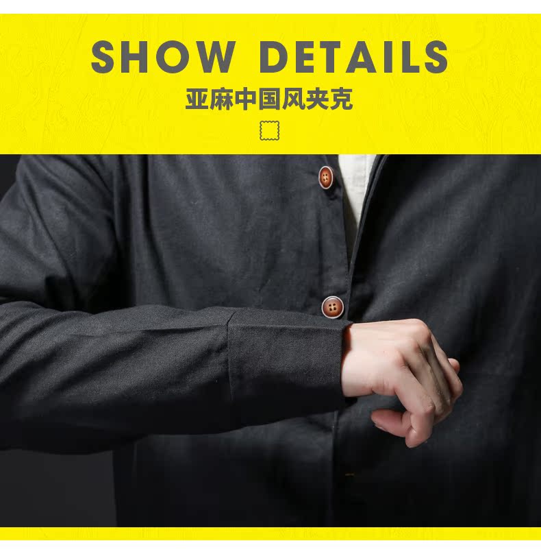 Blouson homme YARGICI manches longues en Chanvre - Ref 3117813 Image 12