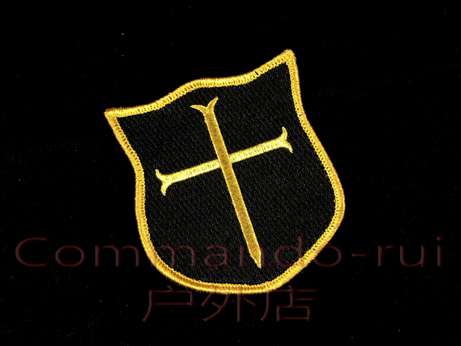 Seals Seals DEVGRU CrusaderCross Crusader Gold Badge Armband Velcro