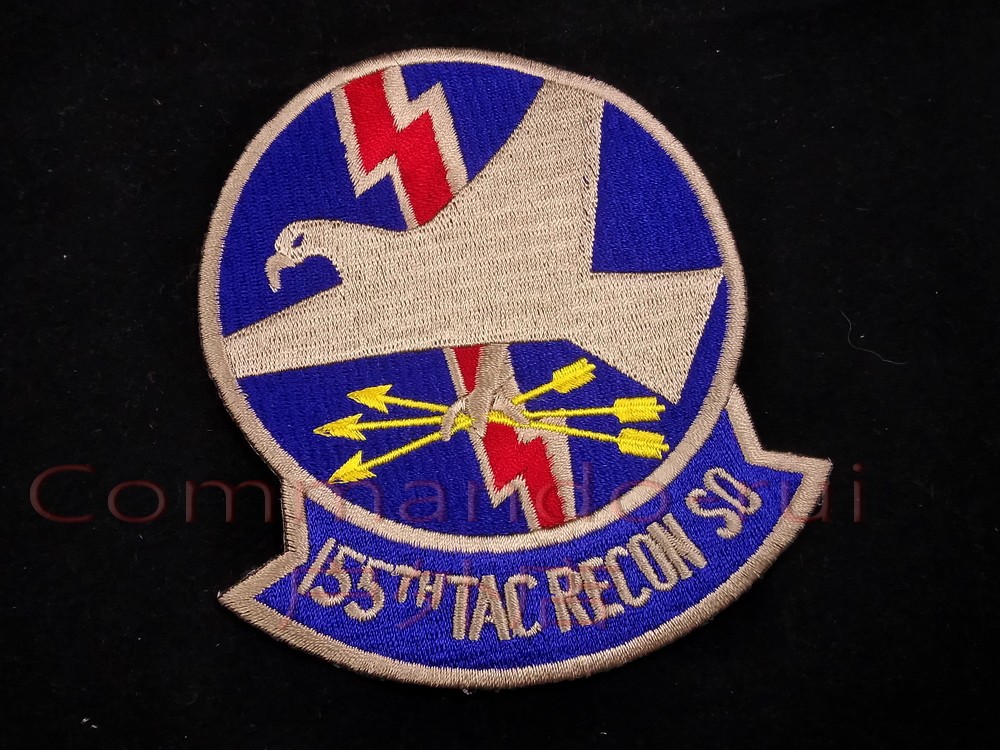 Air Force 155th Tactical Reconnaissance Squadron 155th TAC Recon Embroidery Badge Arm Badge 