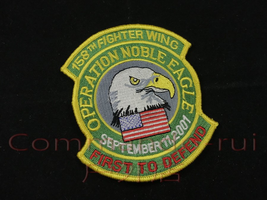 The U.S. Air Force 158th Fighter Wing 2001 Operation Eagle Afghanistan War Memorial Badge