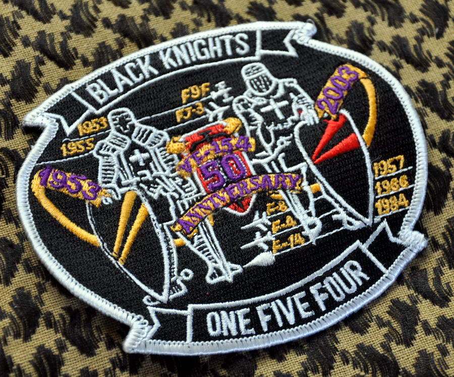 U.S. Navy VF-154 Black Knights 50th Anniversary Badge 2003