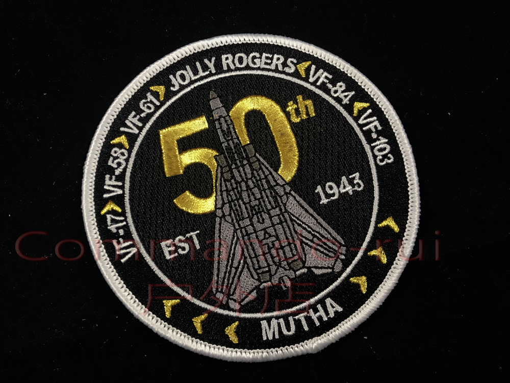 Navy Navy VF-103 Pirate Flag Skull Jolly Rogers was founded on the 50th anniversary badge