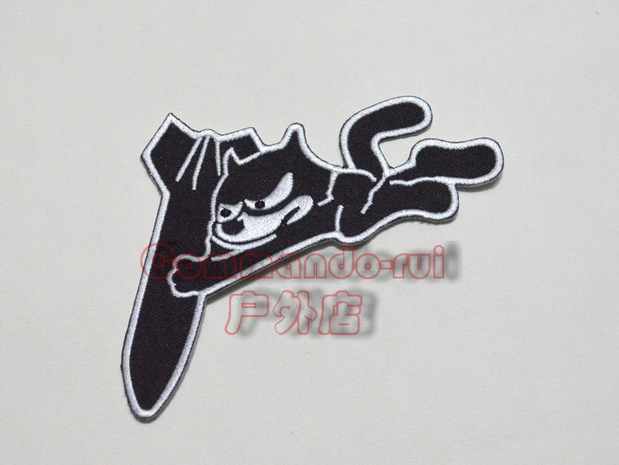 Bomb cat VF-31 TOMCATTERS male cat Fli Cat Badge Magic Sticker 