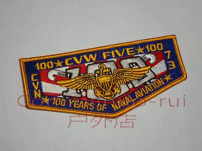 US Navy NAVY CVN-73 Washington Aircraft Carrier CVW-5 HNA 100th Anniversary Badge