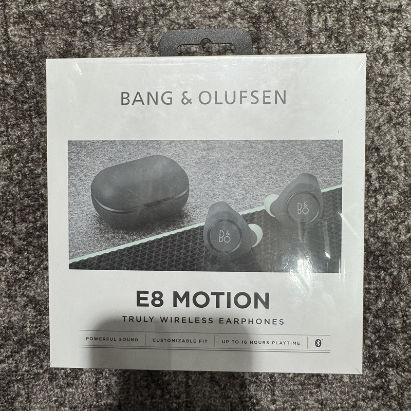 B&O Beoplay E8 Motion Bluetooth Sports Earbuds, Stylish High-Quality True Wireless Headphones