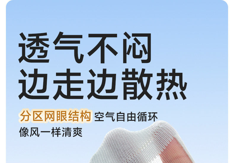 尼多熊儿童袜子夏季超薄款棉袜宝宝袜水晶袜冰丝袜男女网眼婴儿袜 — 7