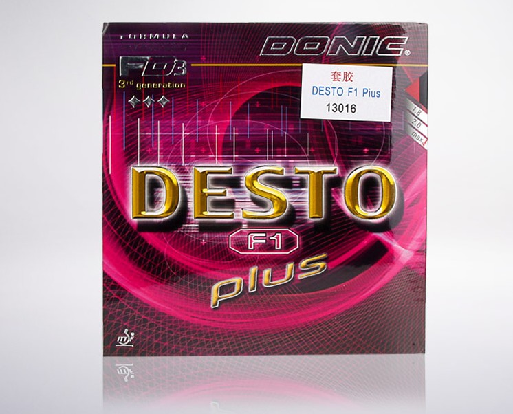 DONIC Donic F1 PLUS table tennis racket anti-adhesive table tennis racket cover rubber