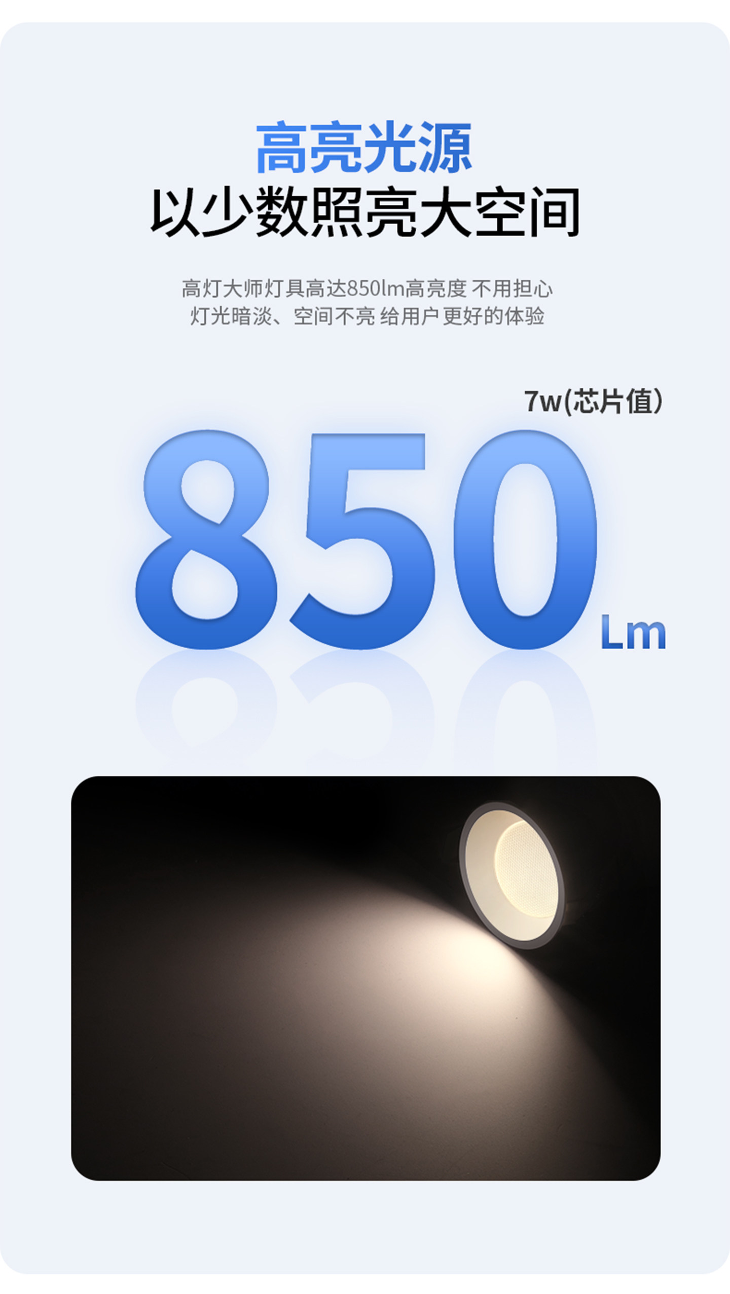 高灯大师侧发光筒灯嵌入式侧面灯带防眩智能天花灯家用客厅无主灯 图文详情 24