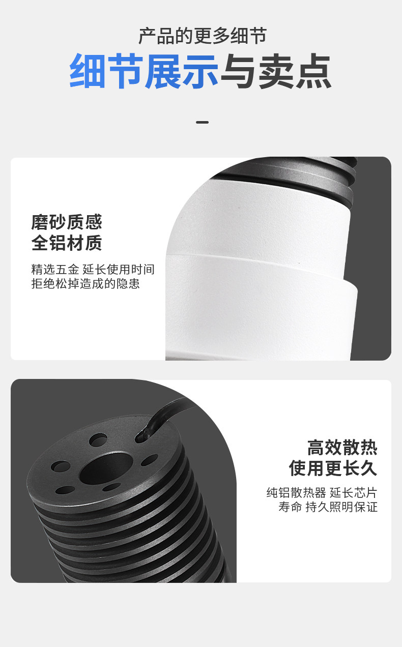 无边框预埋小筒灯嵌入式55开孔隐形led卧室防眩护眼天花无主灯 图文详情 28