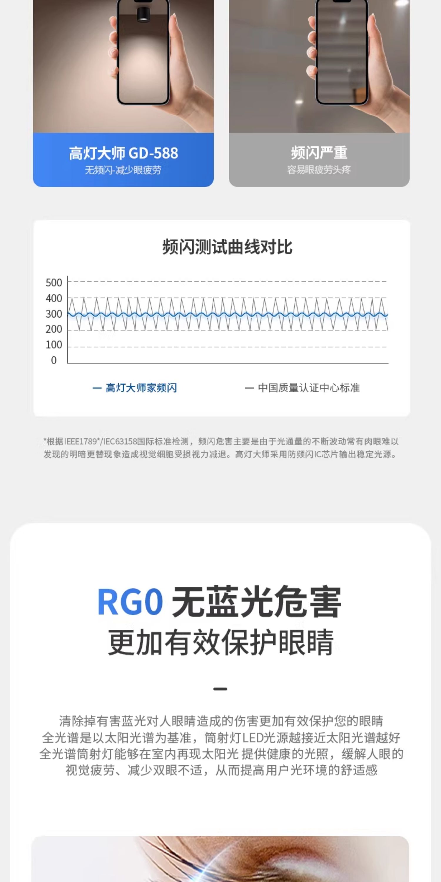 迷你明装筒灯黑色LED无主灯深防眩免打孔吸顶灯客厅卧室家用护眼 图文详情 14