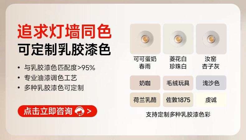 嵌入式预埋小射灯55开孔射灯无边框50mm智能可调角度天花无主灯 图文详情 1