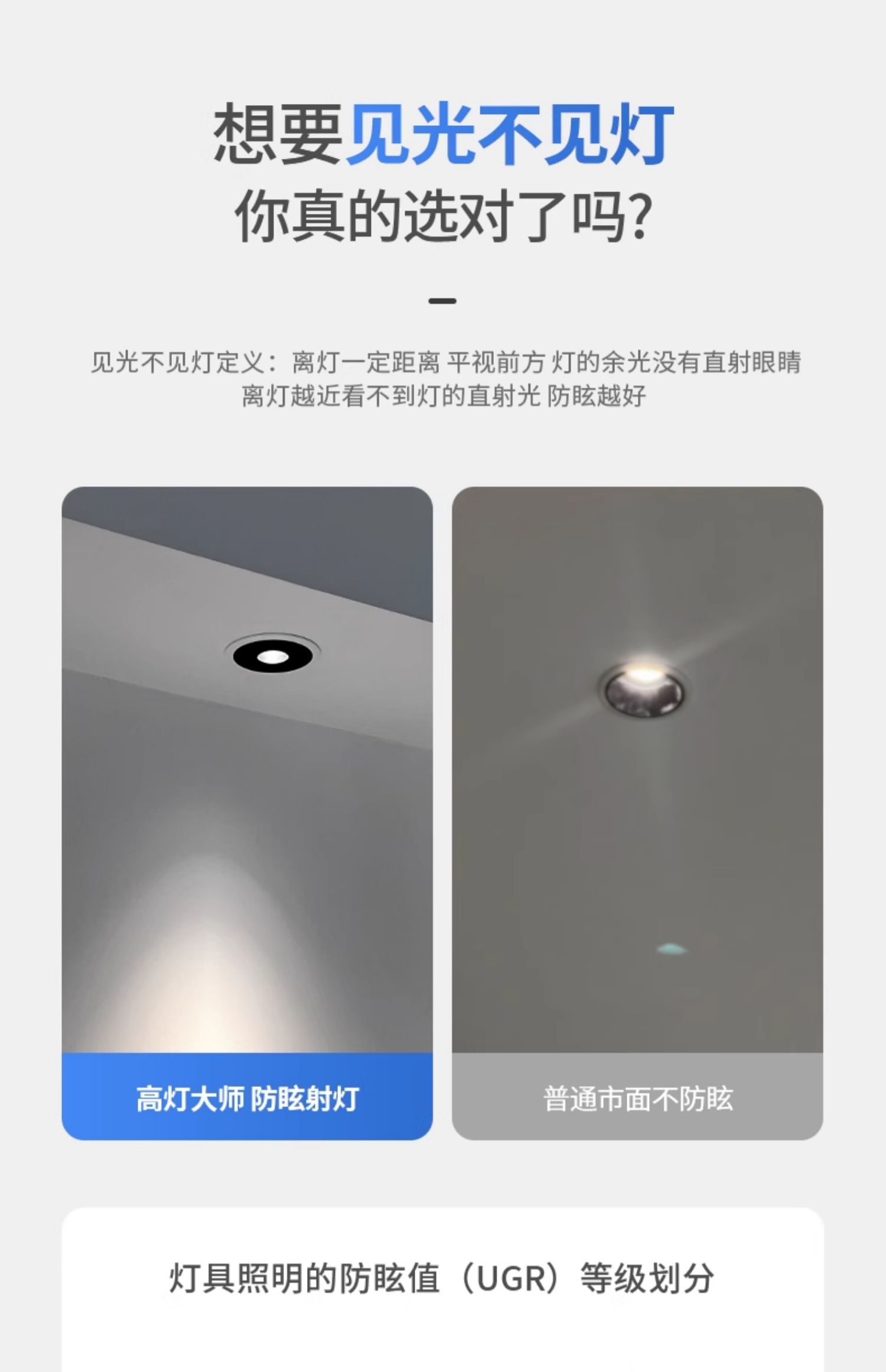 小角度聚光防眩光射灯led嵌入式可调角度嵌入式艺术氛围茶室床头 图文详情 13