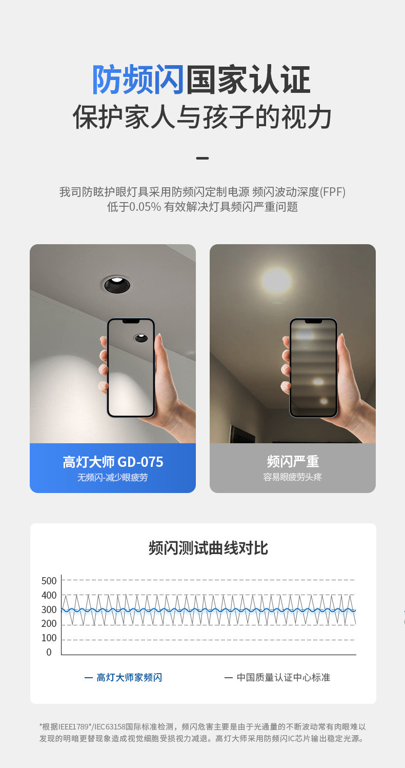 防水防眩射灯防雾深藏天花灯LED防潮淋浴室厨房卫生间厕所湿区cob 图文详情 16