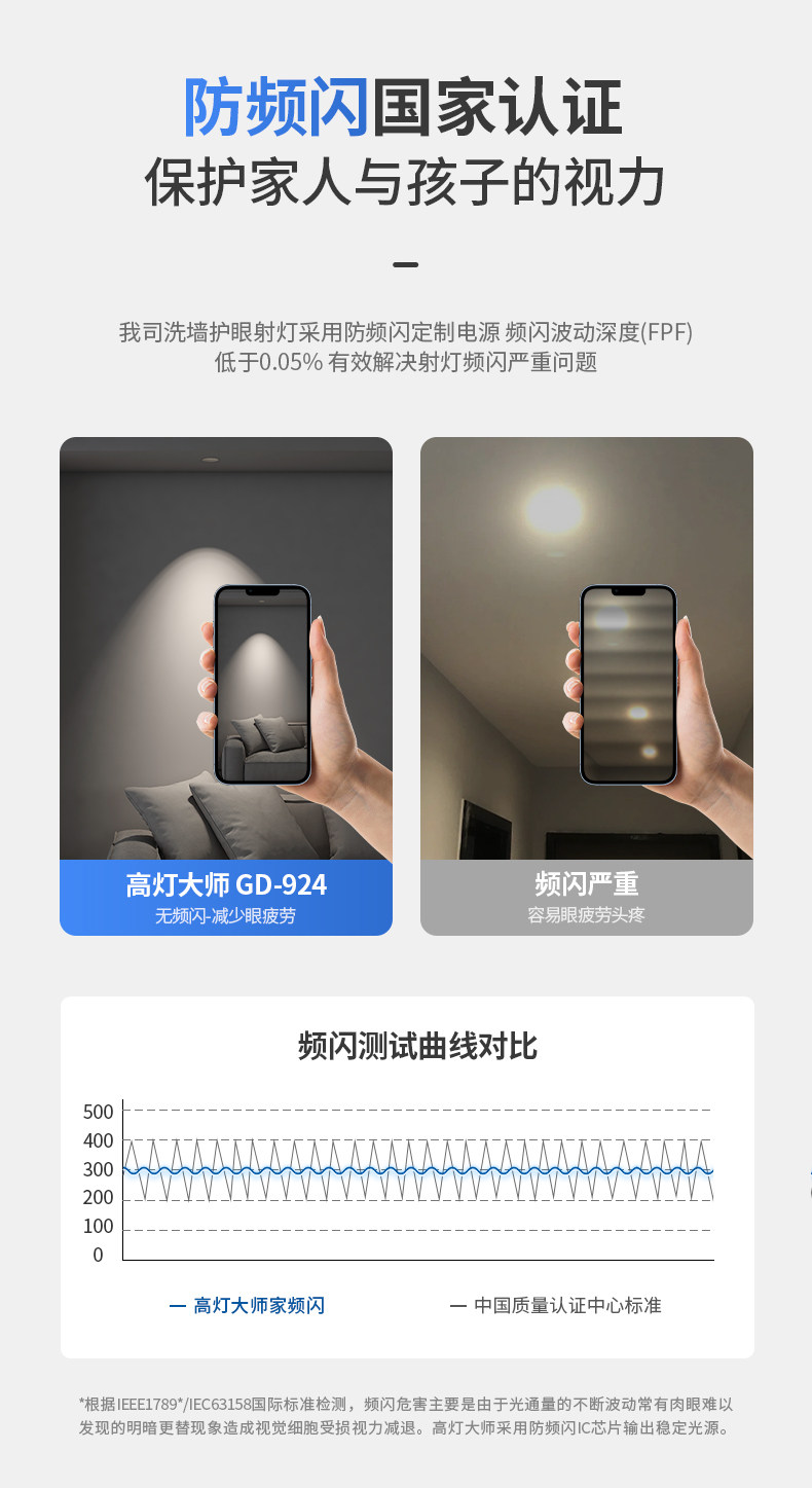 嵌入式射灯led无主灯深防眩目家用吊顶高显色射灯天花黑白色洗墙 图文详情 17