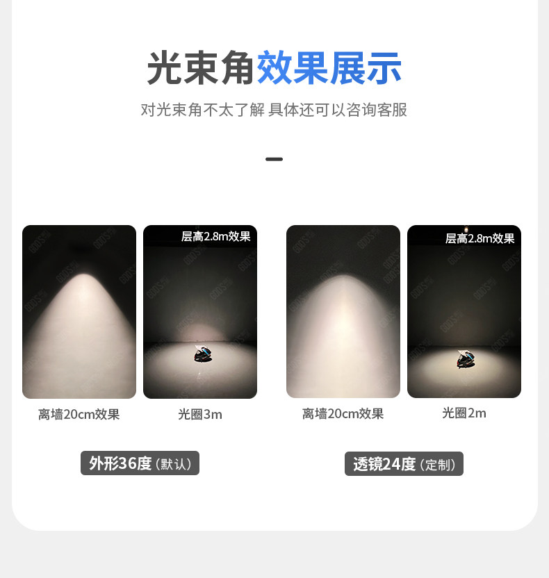 圆形见光不见灯明装深藏防眩射灯具吸顶式家用客厅阳台卧室无主灯 图文详情 21