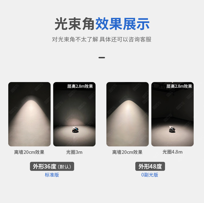 嵌入式防眩射灯80开孔85mm网红小山丘洗墙灯氛围家用客厅全光谱 图文详情 20