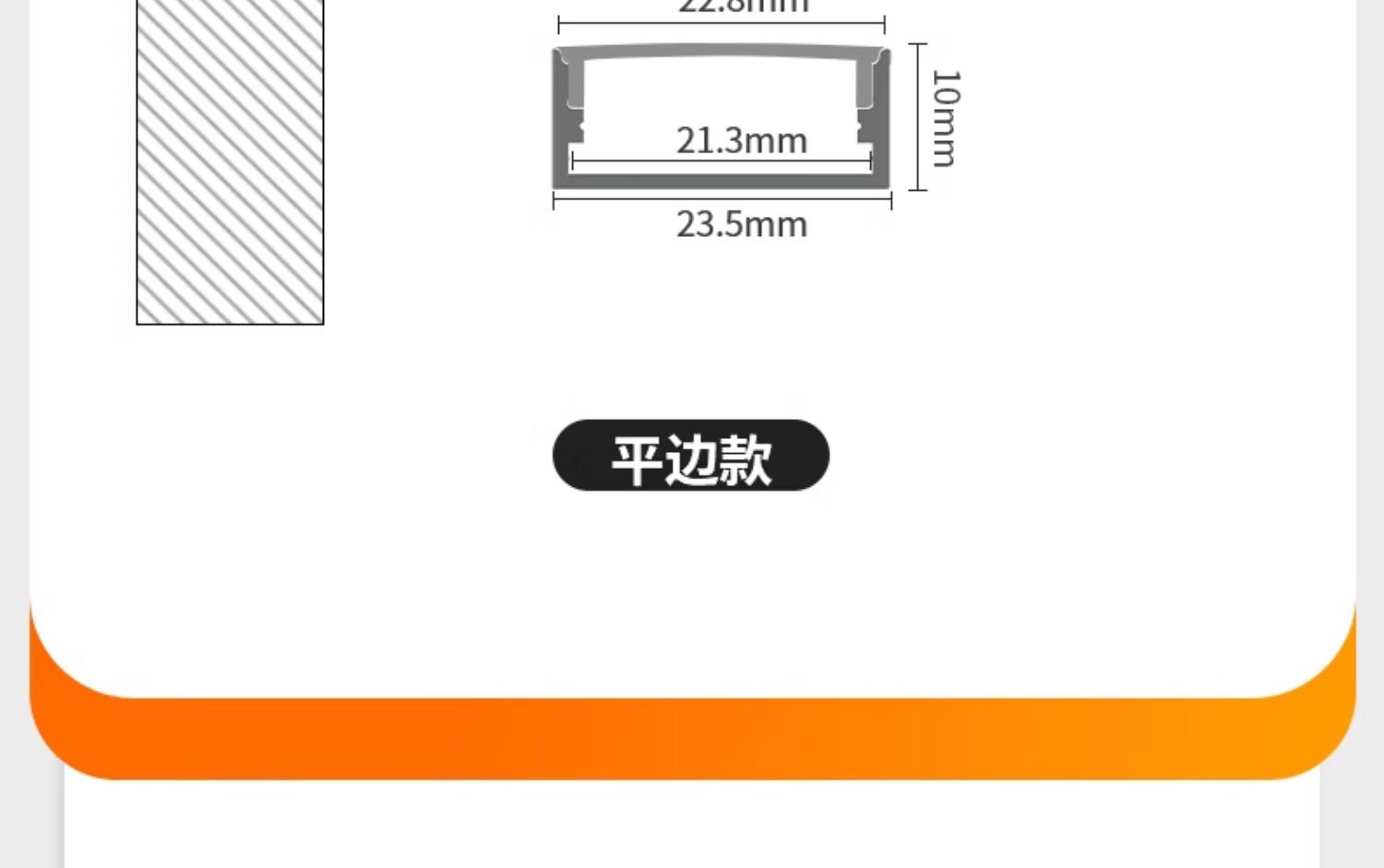 led极简氛围线条灯铝槽嵌入式线性客厅厨房过道吊顶暗装明装全铝 图文详情 11