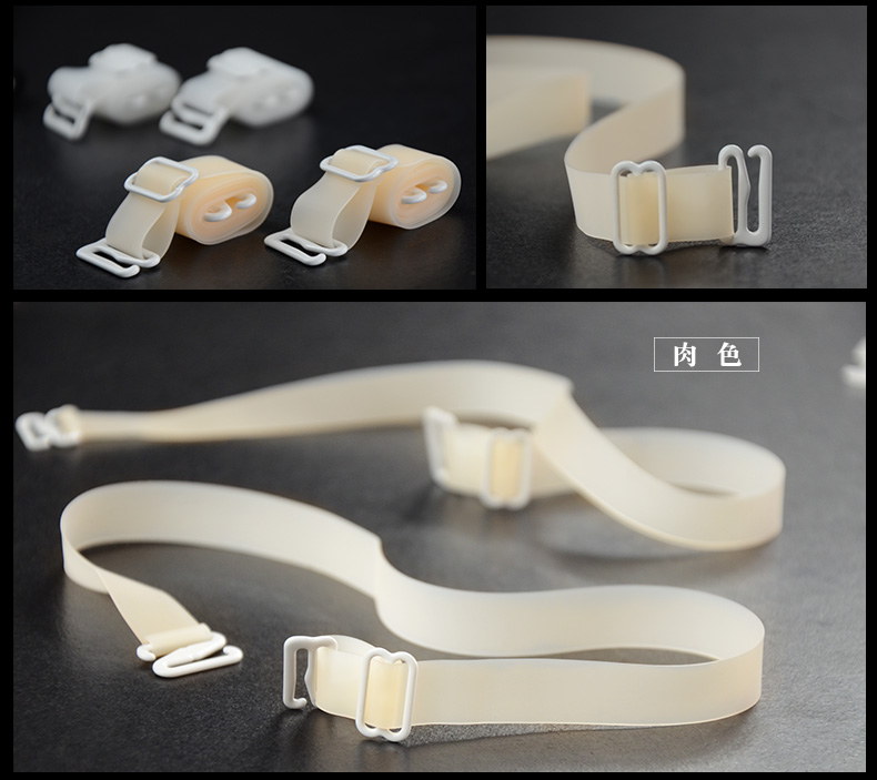 6 cặp dây đeo vai trong suốt vô hình dây đeo vai áo ngực với mờ silicone trong suốt vành đai vô hình điều chỉnh đồ lót với chống trượt dây áo lót ren đẹp