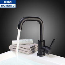  Comanda 304 stainless steel faucet Black faucet Basin hot and cold water faucet White basin faucet