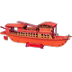 Nanhu Red Boat Sailing Model Assembled Wooden DIY Handmade Simulation 3D Three-dimensional Puzzle Ship Toy