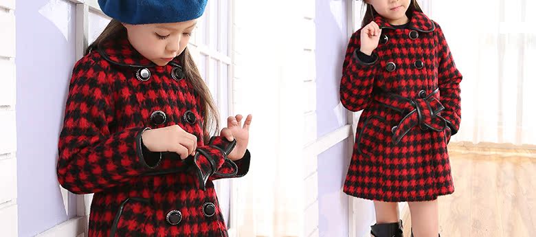 Manteau pour fille en laine - Ref 2162161 Image 32