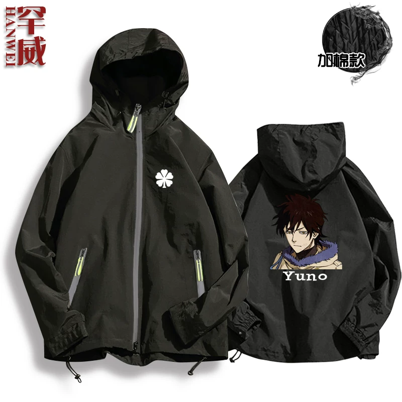 Черная CLOVER Black Penta Cao Comic Anime Surrounding Jacket Connect мужская и женская куртка шляпы держатели