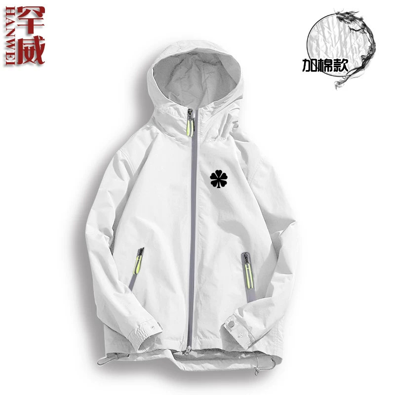 Черная CLOVER Black Penta Cao Comic Anime Surrounding Jacket Connect мужская и женская куртка шляпы держатели
