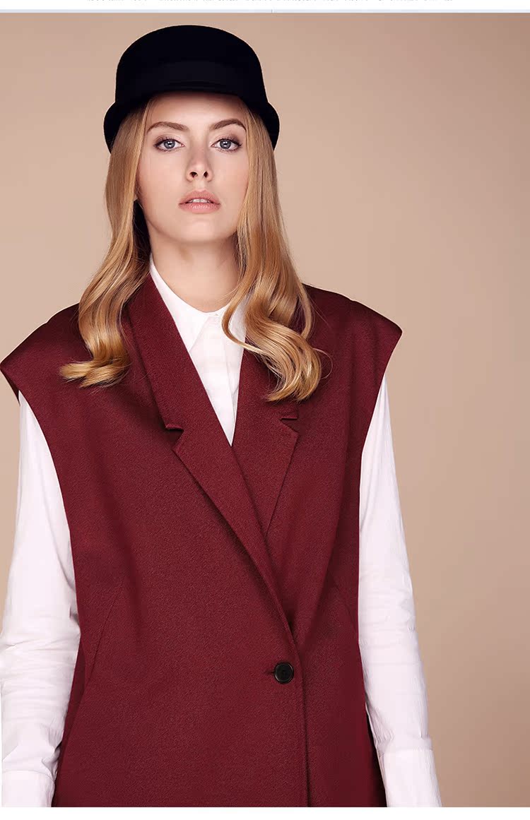 Áo vest không tay nữ mùa thu đông 2019 mới áo vest dài châu Âu và Mỹ - Áo vest bộ vest nữ hàn quốc