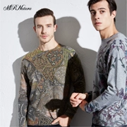 Áo len cashmere nam cổ tròn mùa thu và đông mới