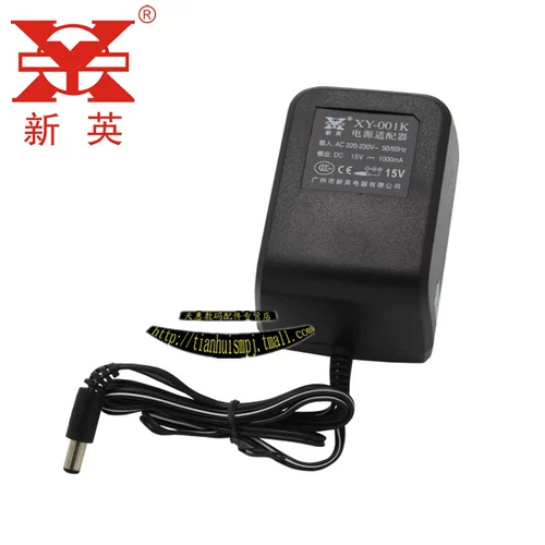 Xinying XY-001K Transformer DC 15V1000MA Electronics называется DC15V1A адаптер питания